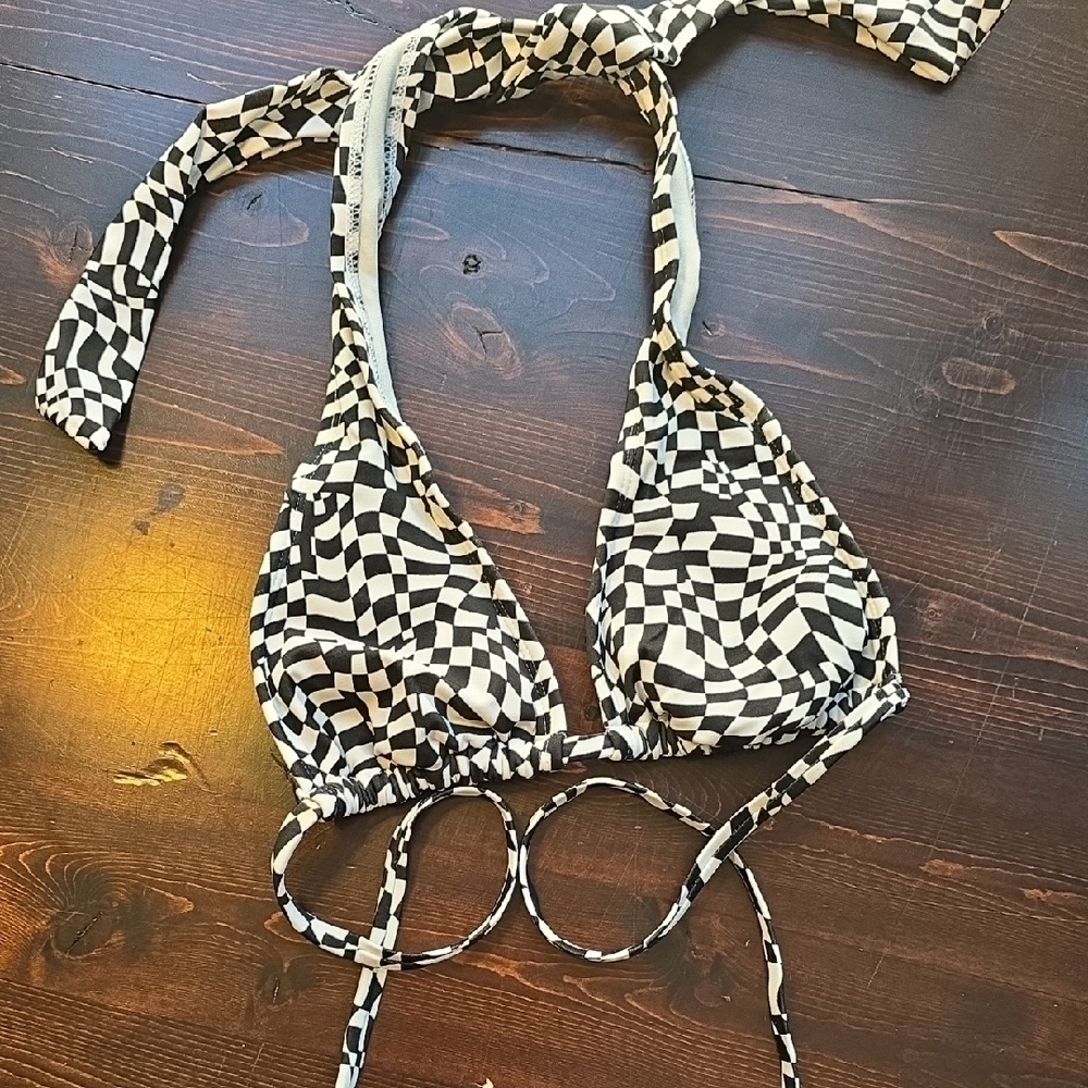 Wild Fable Monochrome Bikini Black and White